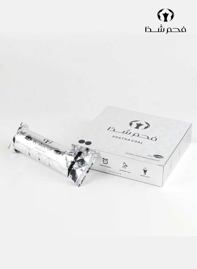 SHATHA COAL 50mm Bakhoor Charcoal 40 pieces - Image 4